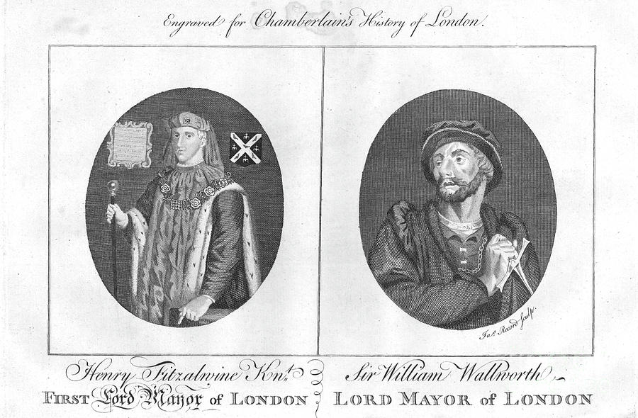 Lord Mayors Of London Drawing by Print Collector