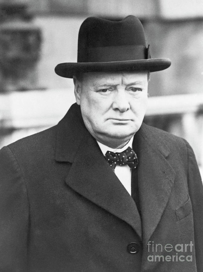 Lord Of The British Admiralty Winston by Bettmann