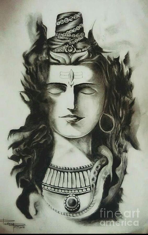 Pencil Drawing Of Lord Shiva | masjidquba.ca