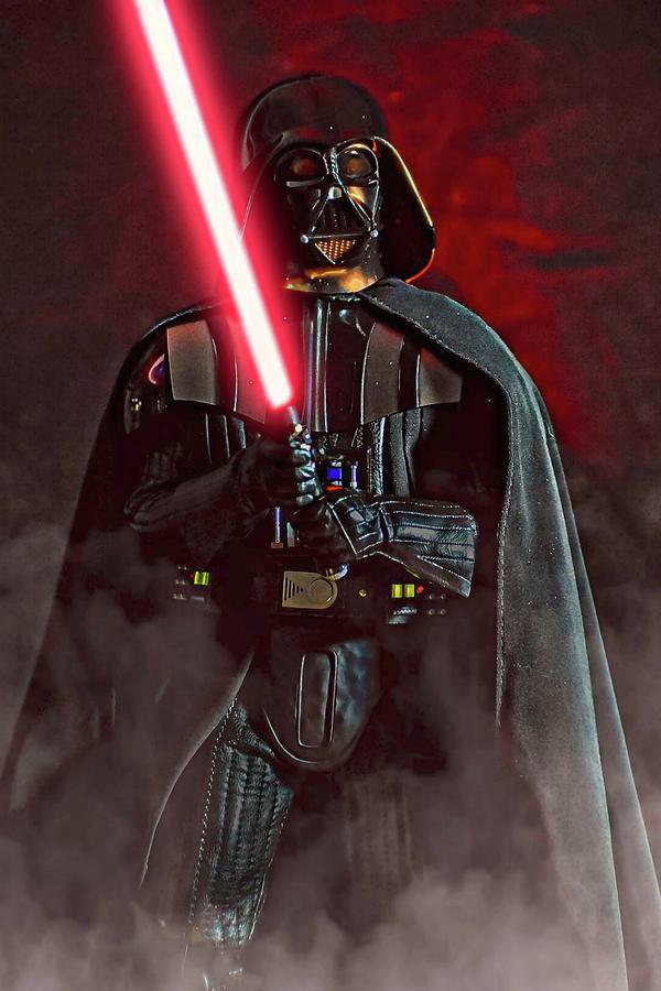 Lord Vader Digital Art by Jeremy Guerin