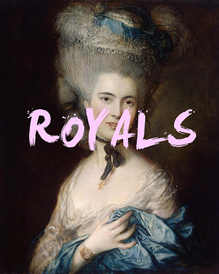Lorde Royals Print Digital Art by Georgia Clare
