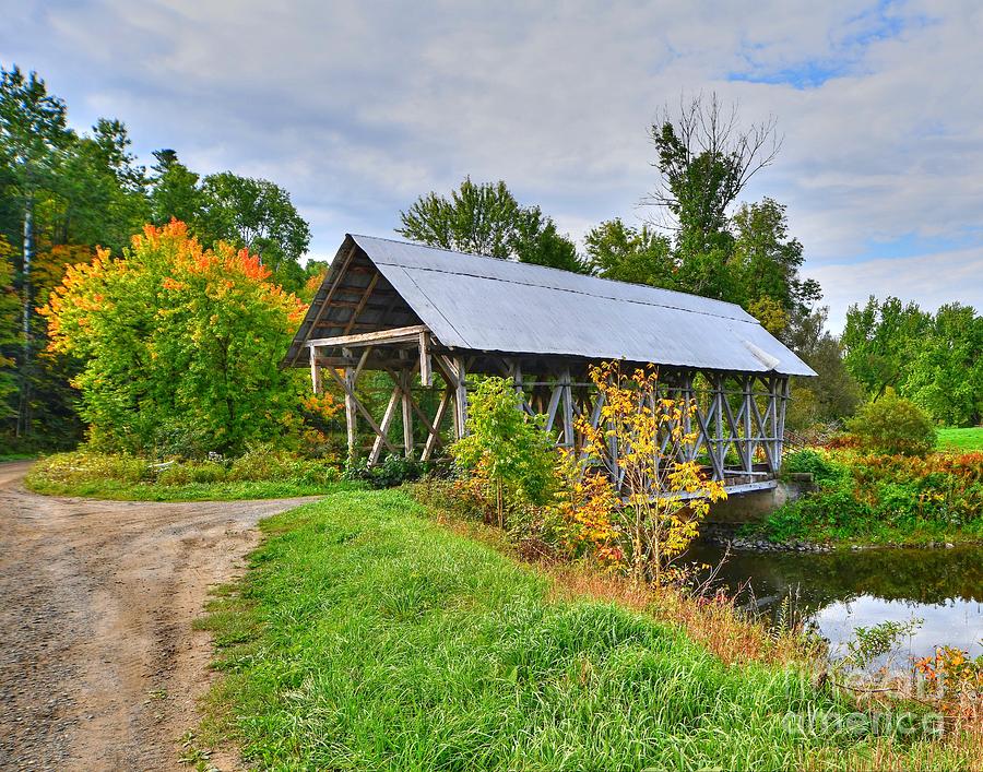Lords Creek Covered Bridge Photograph By Steve Brown Pixels