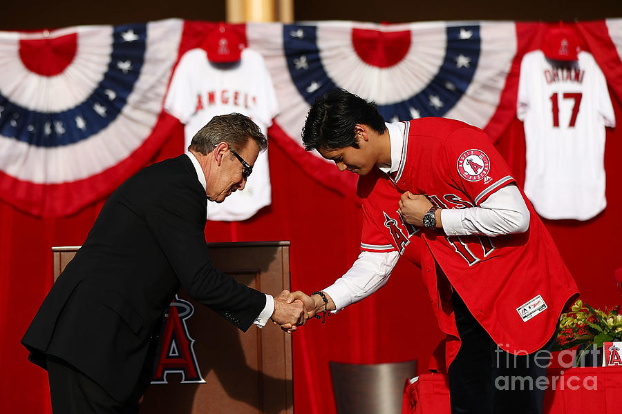 Los Angeles Angels Of Anaheim Introduce Photograph by Joe Scarnici Los Angeles Angels Of Anaheim Introduce Photograph by Joe Scarnici