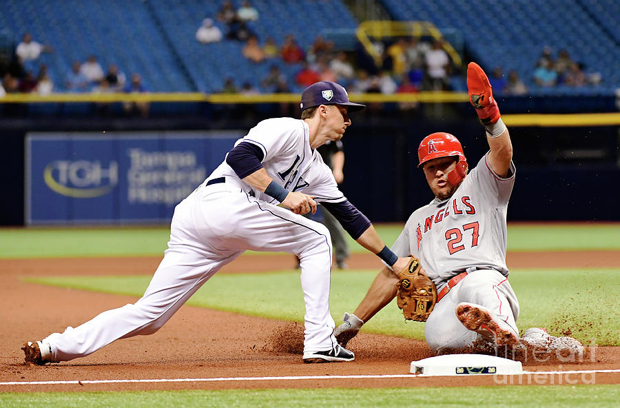 Los Angeles Angels Of Anaheim V Tampa Photograph by Julio Aguilar Los Angeles Angels Of Anaheim V Tampa Photograph by Julio Aguilar