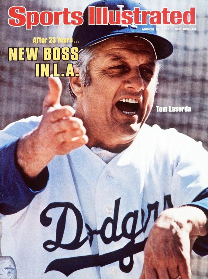 Los Angeles Dodgers Manager Tommy Lasorda Sports Illustrated Cover Photograph by Sports Illustrated