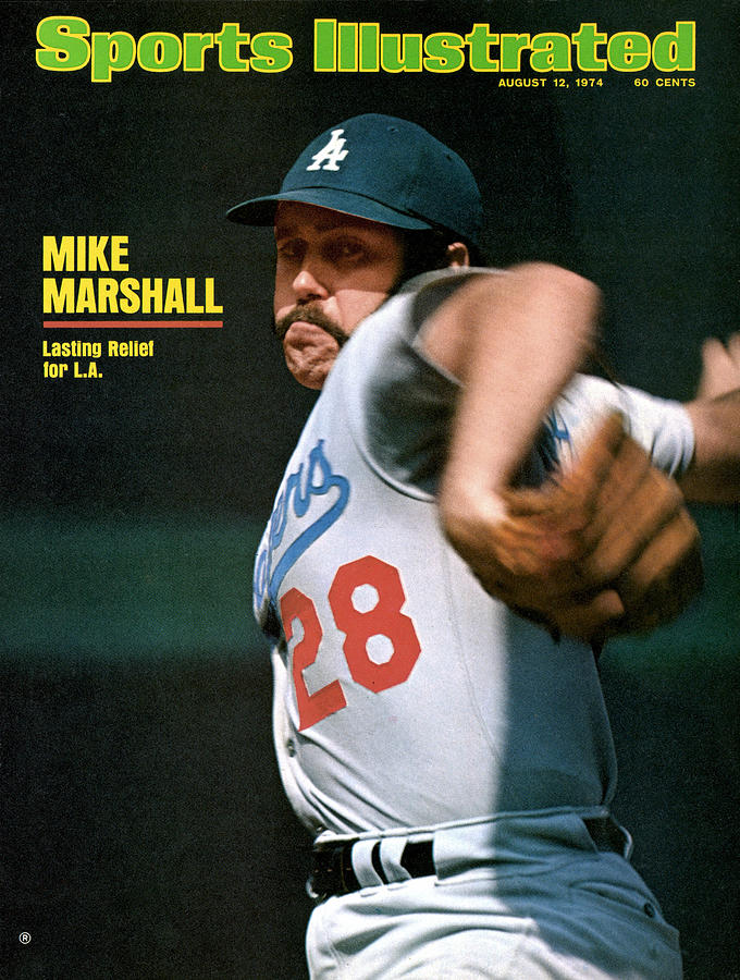 Los Angeles Dodgers Mike Marshall... Sports Illustrated Cover by Sports  Illustrated