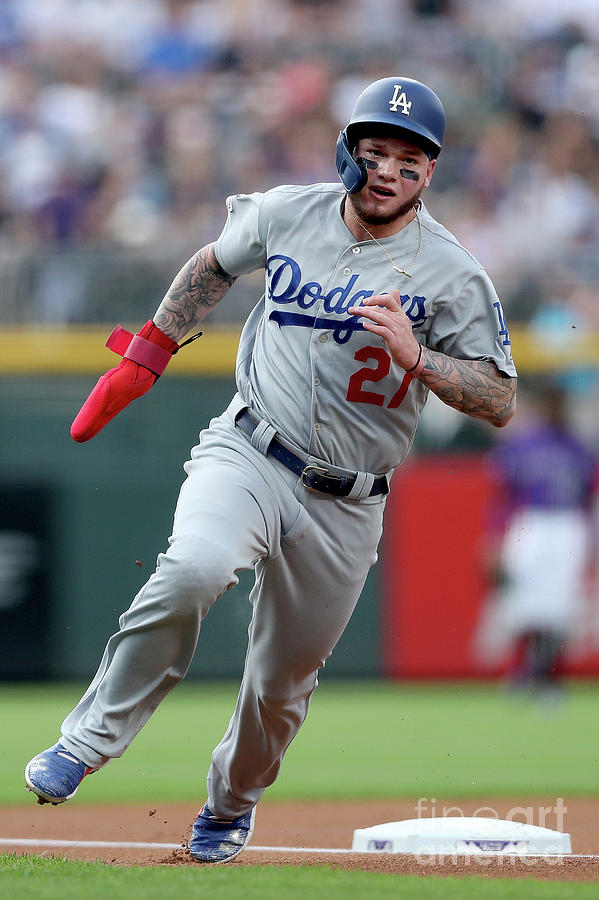 Los Angeles Dodgers V Colorado Rockies Photograph by Matthew Stockman Los Angeles Dodgers V Colorado Rockies Photograph by Matthew Stockman