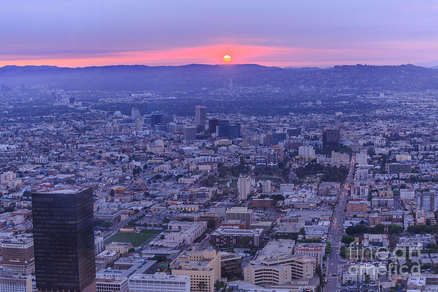 Los angeles Downtown Photograph by Benny Marty