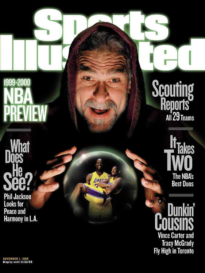 Los Angeles Lakers Coach Phil Jackson, 1999-2000 Nba Sports Illustrated Cover Photograph by Sports Illustrated