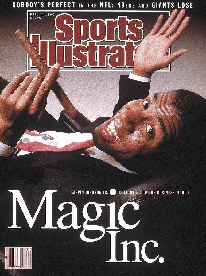 Los Angeles Lakers Magic Johnson Sports Illustrated Cover Photograph by Sports Illustrated