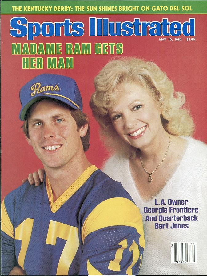 Los Angeles Rams Owner Georgia Frontiere And Qb Bert Jones Sports Illustrated Cover Photograph by Sports Illustrated