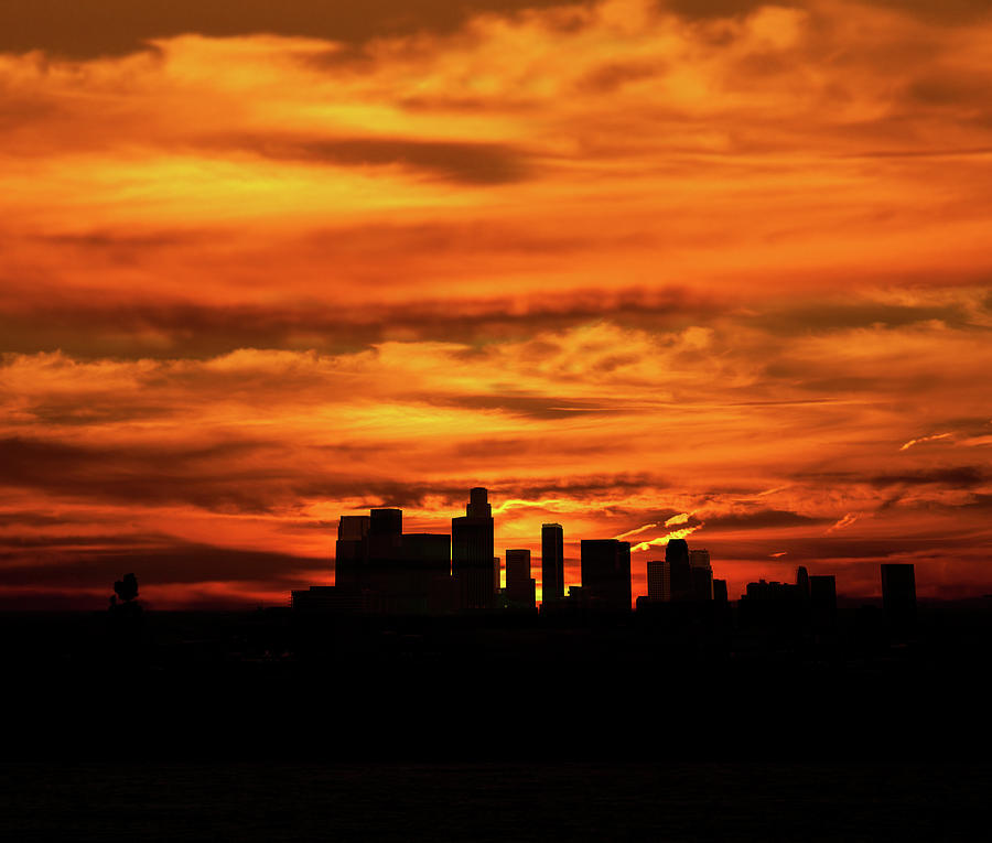 Los Angeles Sunset Photograph by Lpettet