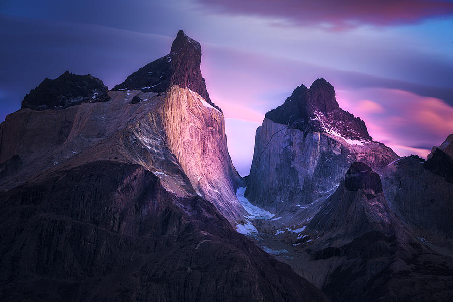 Landscape Photograph - Los Cuernos Del Paine by Carmenvillar