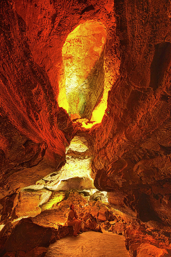 Nature Photograph - Los Verdes Cave In Lanzarote by Gonzalo Azumendi