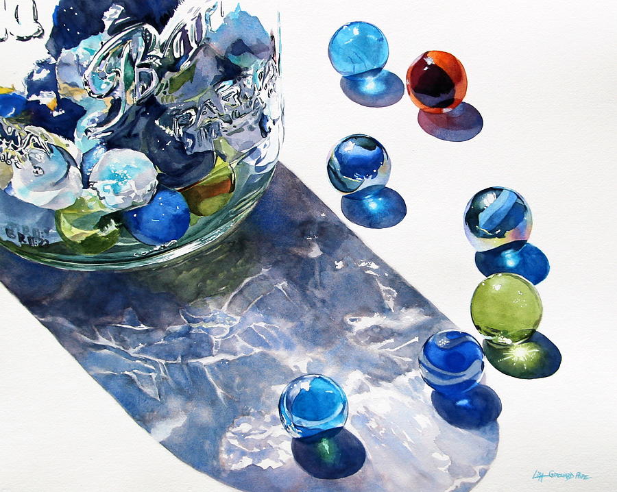 Losing My Marbles Painting by Lisa Pope