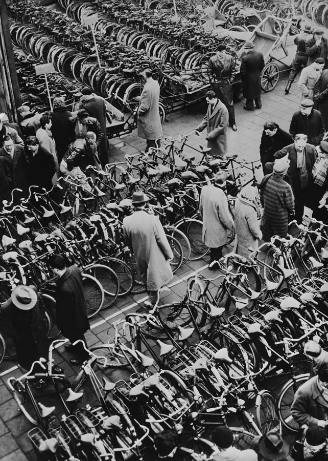 Lost Bicycles At Amsterdam In Photograph by Keystone-france