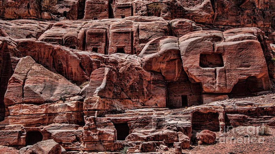 Lost City - Petra, Jordan Photograph by Shirley Mangini