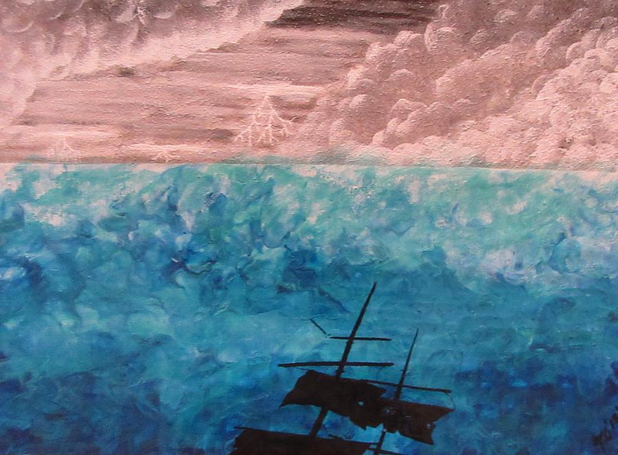 Lost In The Storm Painting