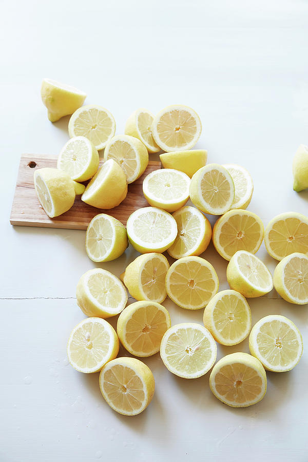 Lots Of Halved Lemons Photograph by Atelier Mai 98