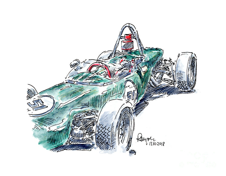 lotus car drawing