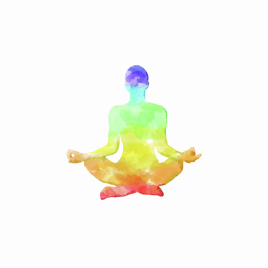 Lotus Pose Chakras Photograph by Suzanne Barber | Pixels