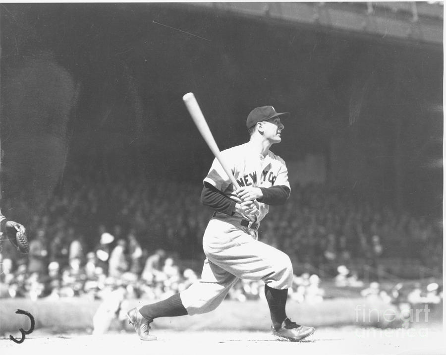 Lou Gehrig Photograph by Louis Van Oeyen/ Wrhs