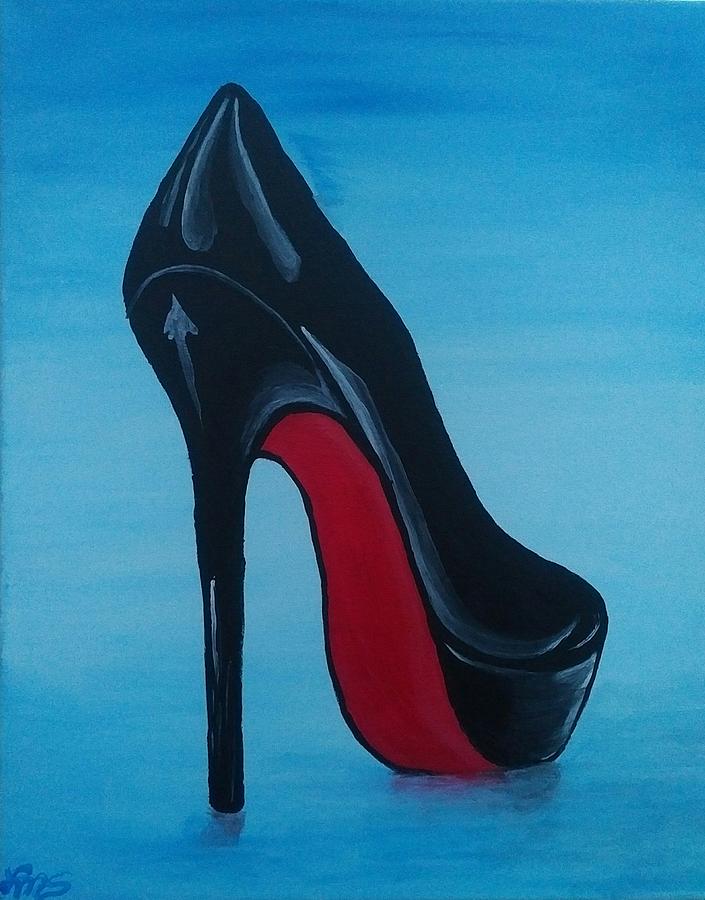 Louboutin Painting by Lynne McQueen