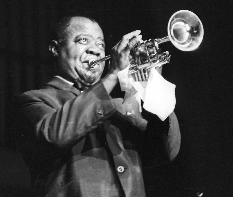 Louis Armstrong At Ann Arbor Photograph by Tom Copi