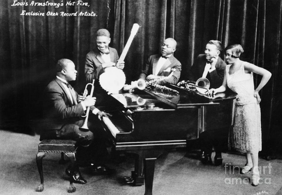 Louis Armstrong Photograph - Louis Armstrongs Hot Five by Bettmann
