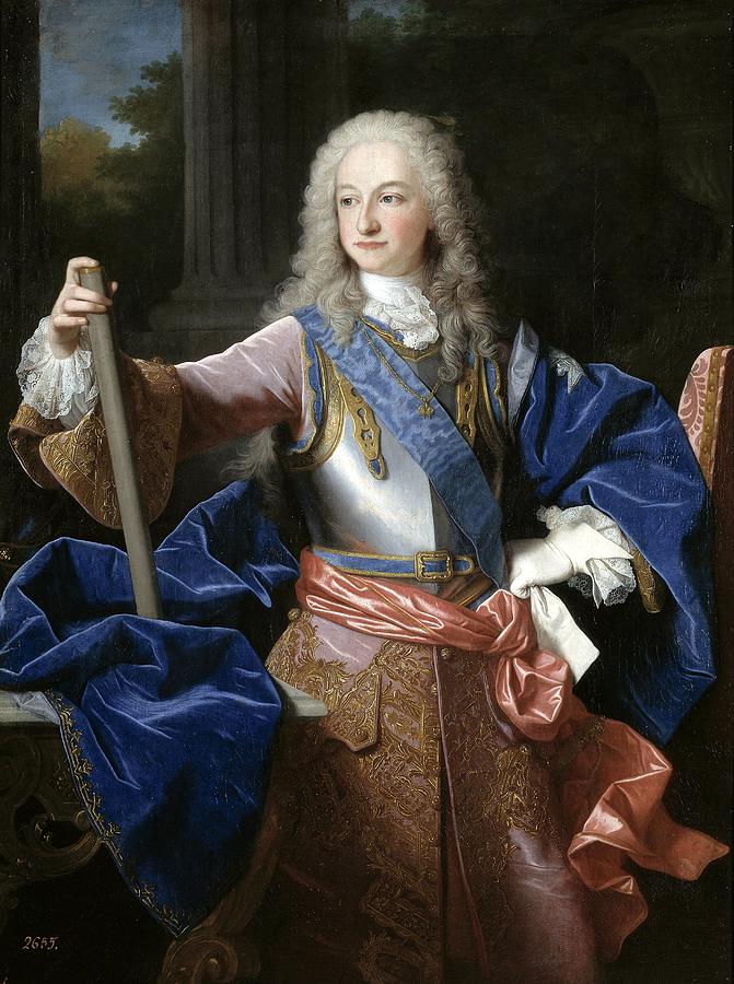 Louis I of Spain, 1723, French School, Oil on canvas, 128 cm x 96 cm, P02398. Painting by Jean Ranc -1674-1735- Louis I of Spain, 1723, French School, Oil on canvas, 128 cm x 96 cm, P02398. Painting by Jean Ranc -1674-1735-