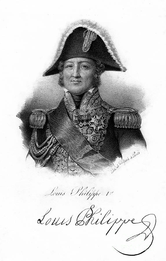 Louis-philippe, King Of France by Print Collector