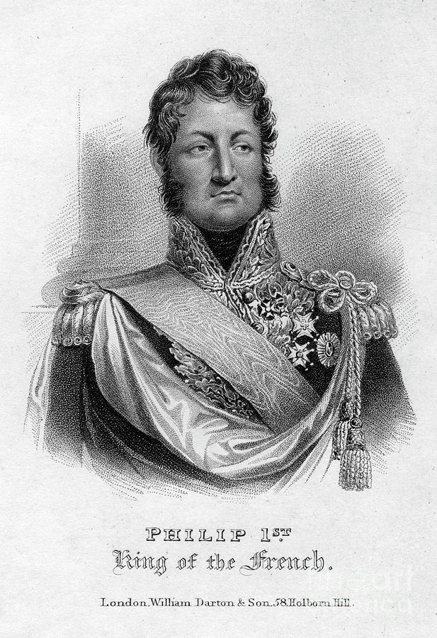 Louis Philippe I, King Of France by Print Collector