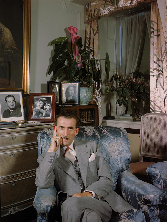 Louis Ritter At Home In The Plaza Hotel Photograph by Dmitri Kessel