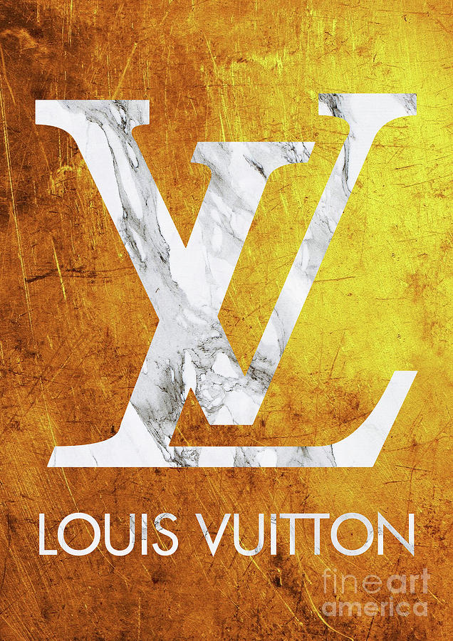 Louis Vuitton Logo - 21 Digital Art by Prar Kulasekara
