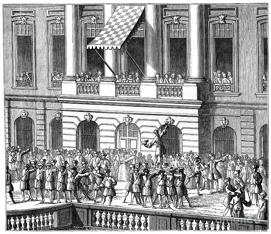 Louis Xv In Strasbourg, 1744, 1885 Drawing by Print Collector