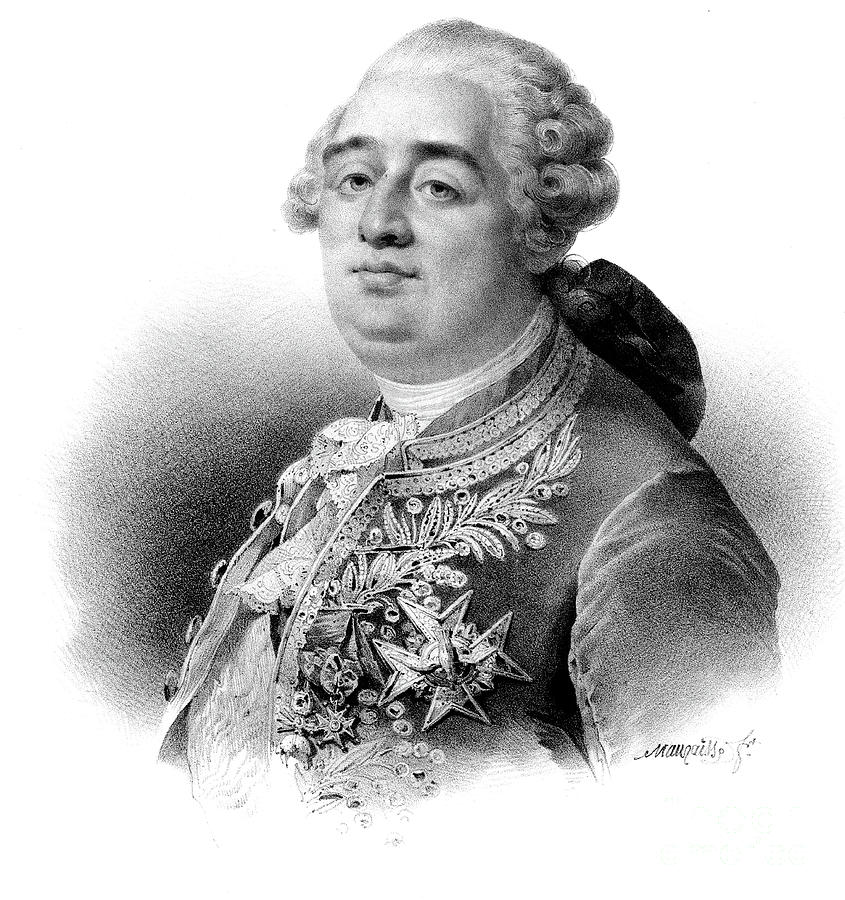 Louis Xvi, King Of France, 1816 Drawing by Print Collector Fine Art