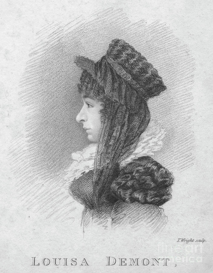 Louisa Demont Drawing by Print Collector