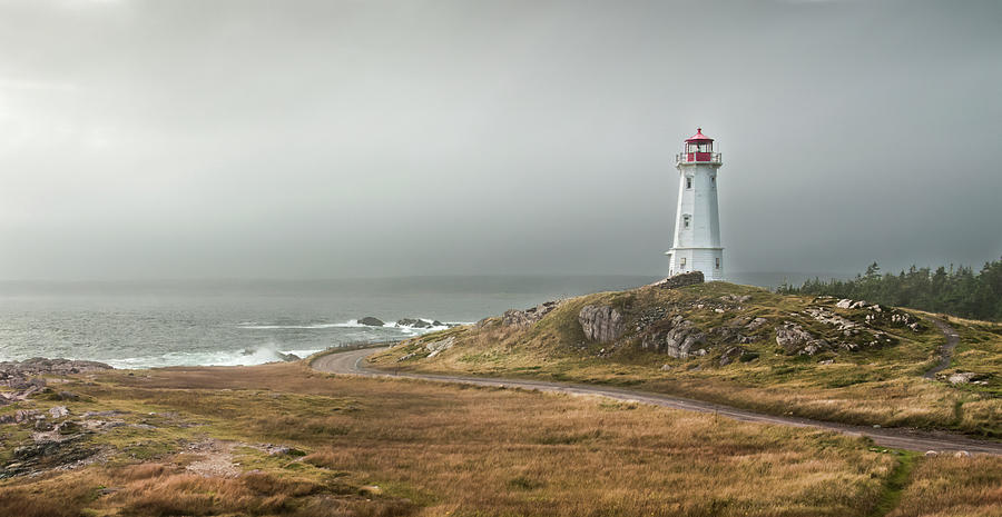 Louisbourg Lighthouse Photograph by Ginger Stein