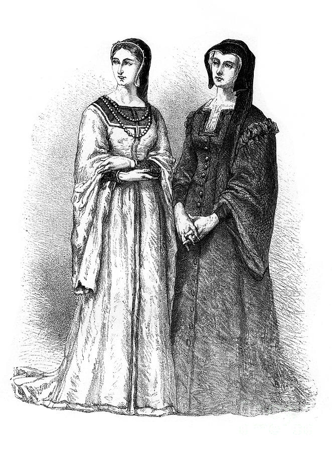 Louise De Savoie And Marguerite De Drawing by Print Collector