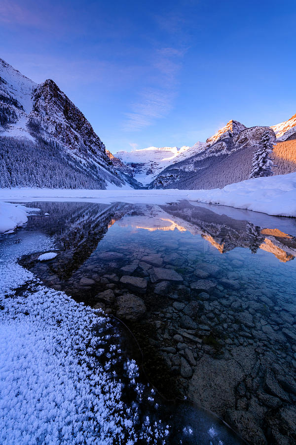 Banff National Park Photograph - Louises Wings - Vertical by Michael Blanchette Photography