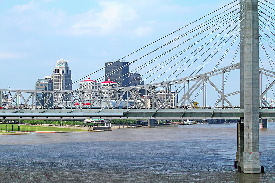 Louisville Across the River Photograph by Art Block Collections