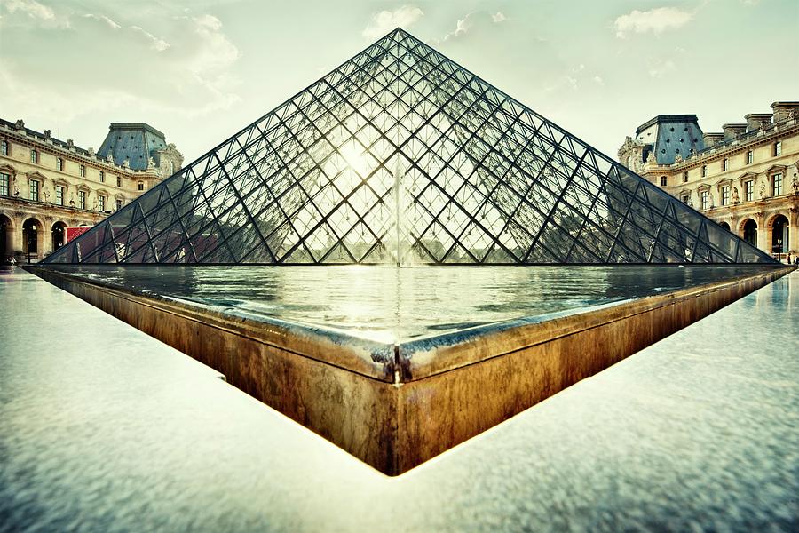 Louvre Museum In Paris Digital Art by Massimo Ripani