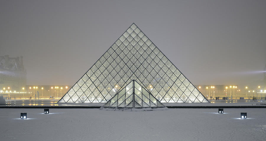 Louvre Museum In Paris Digital Art by Nicolas Jouhet