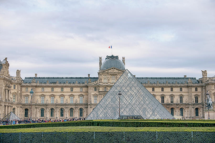 Paris Photograph - Louvre Palace And Pyramid I by Cora Niele