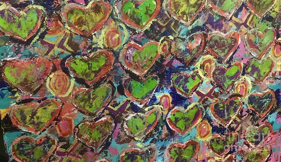 Love And Money Painting by Sherry Harradence
