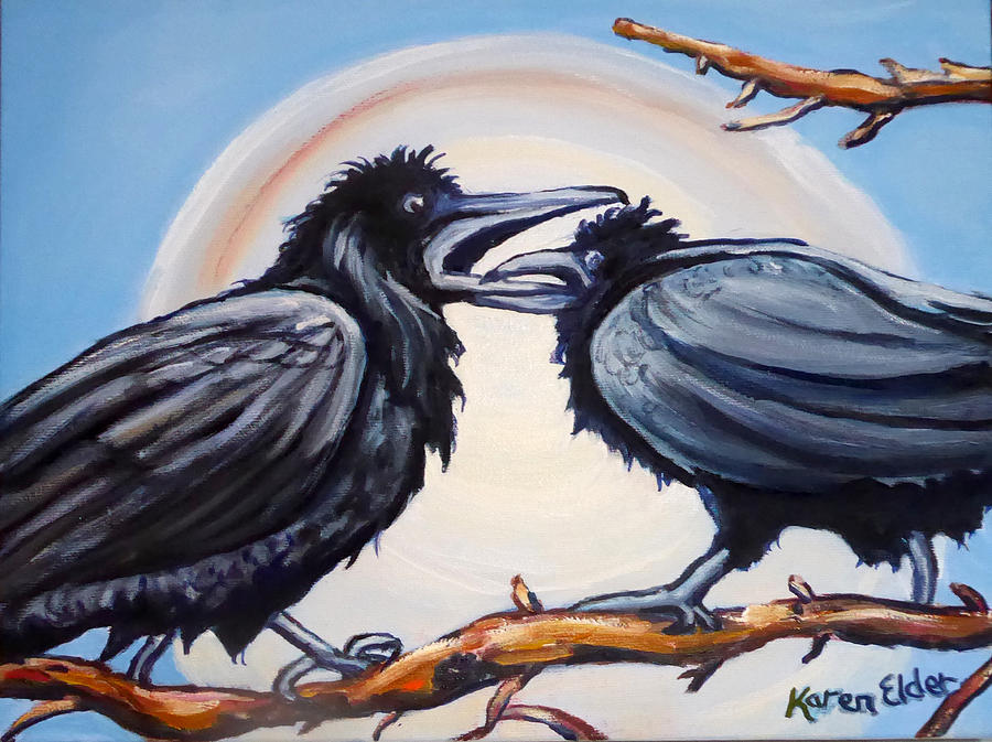 Love Bites Painting by Karen Elder - Fine Art America