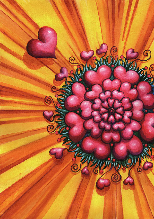 Love Blossom Painting by Catherine G McElroy
