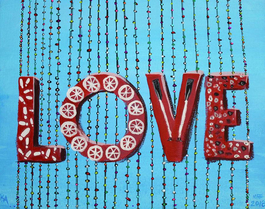 Love Connnects Us Painting by M E