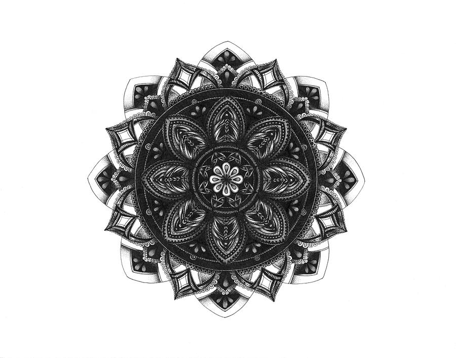 Pattern Digital Art - Love Emotion Mandala by Nicky Kumar