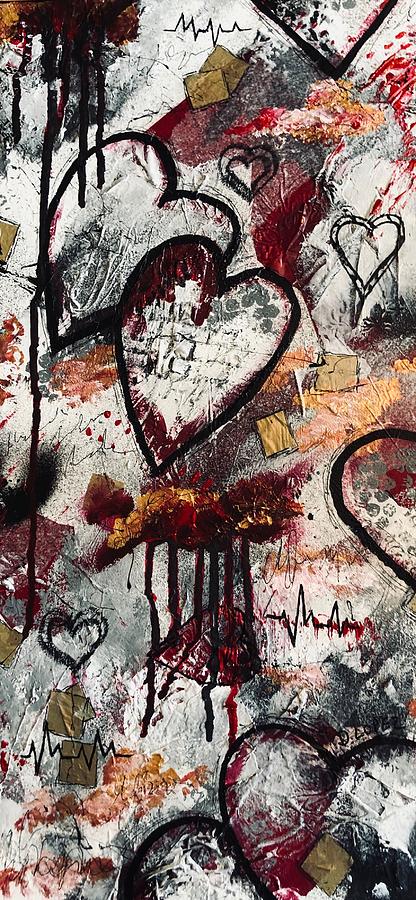 Heart Of Stone Mixed Media - Love Heals by Dayna Lopez Heart Of Stone Mixed Media - Love Heals by Dayna Lopez
